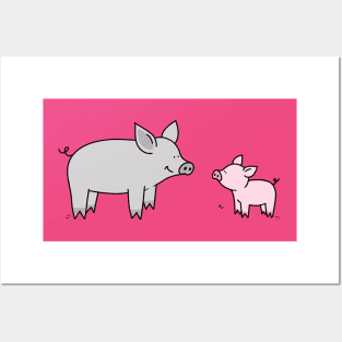 Pigs in a blanket Posters and Art